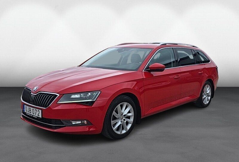 Röd Begagnad 2017 Skoda Superb Business Line Kombi | 179 900 kr (Bra pris) - Bild 1/4