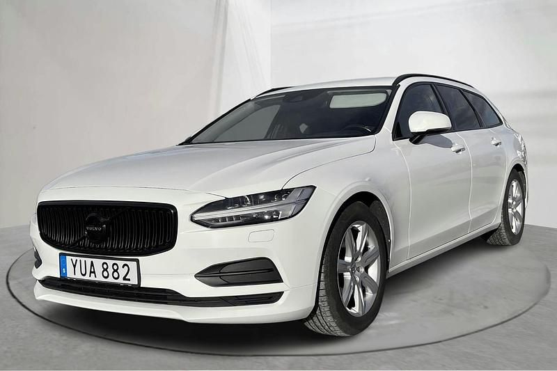 Vit Begagnad 2018 Volvo V90 Kinetic Kombi | 160 000 kr (Superpris) - Bild 1/4