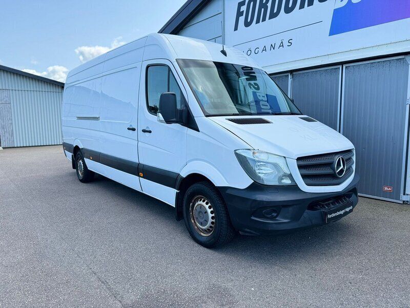 Vit Begagnad 2016 Mercedes Sprinter Van | 145 900 kr (Bra pris) - Bild 1/4