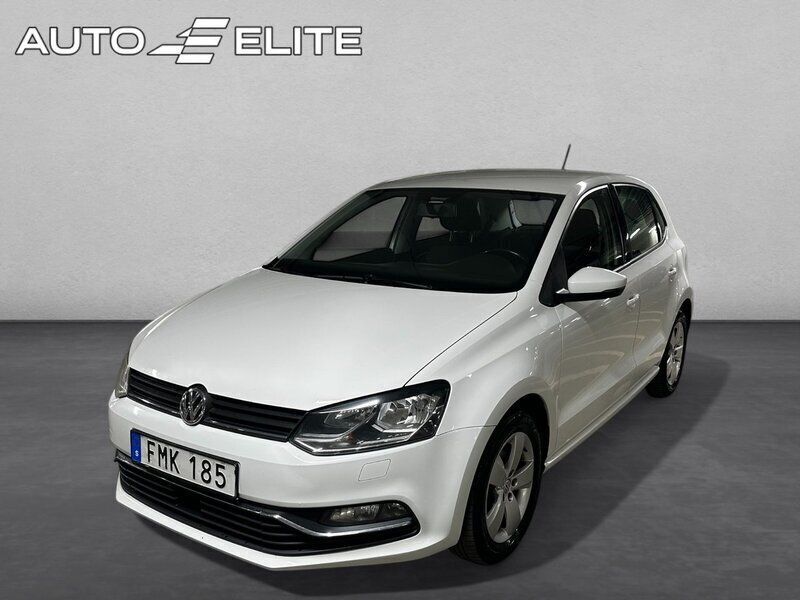 Vit Begagnad 2014 VW Polo S Halvkombi | 64 800 kr (Marknadspris) - Bild 1/4