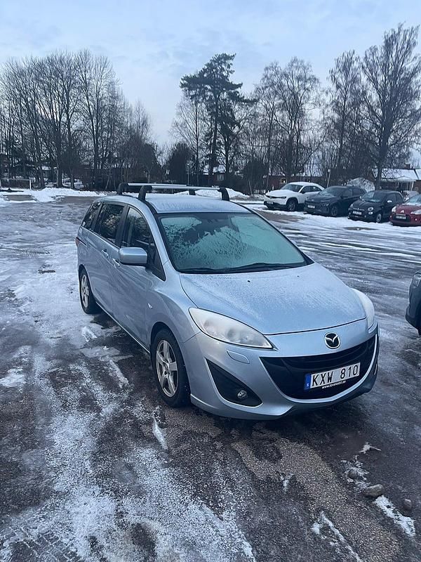 Blå Begagnad 2011 Mazda 5 Minibuss | 69 900 kr - Bild 1/2