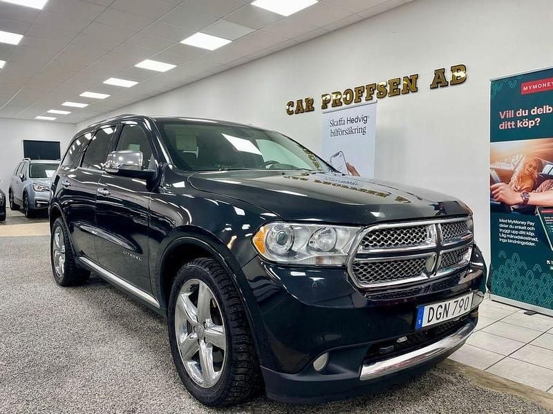 Svart Begagnad 2012 Dodge Durango SUV | 144 900 kr - Bild 1/4