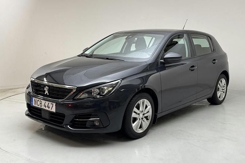 Mörkgrå Begagnad 2019 Peugeot 308 Active | 74 750 kr - Bild 1/4