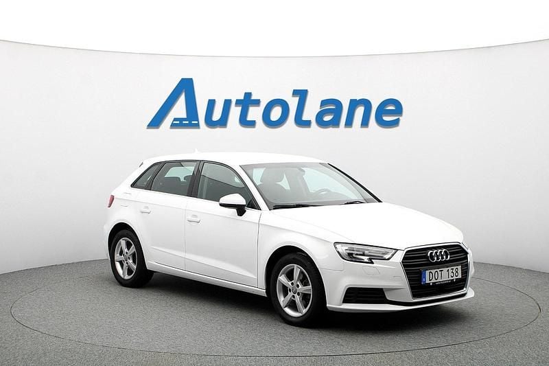 Vit Begagnad 2017 Audi A3 Proline | 159 900 kr (Marknadspris) - Bild 1/3