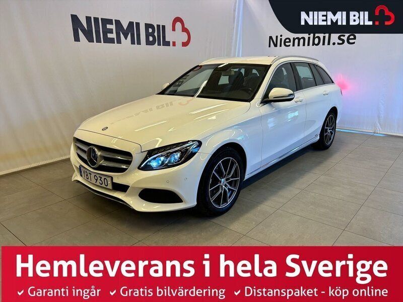 Vit Begagnad 2016 Mercedes C220 Kombi | 234 900 kr (Marknadspris) - Bild 1/4