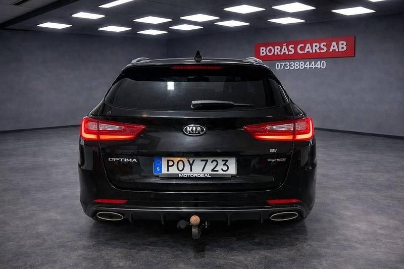 Begagnad Kia Optima GT-Line 141 HK (103 kW) 2016 Svart Kombi