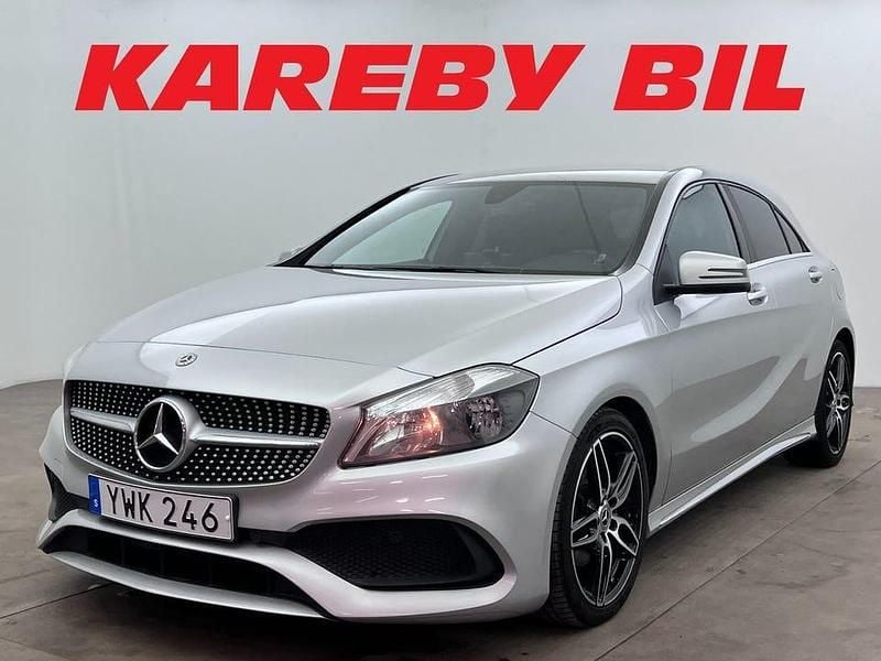 Begagnad Mercedes A180 AMG 122 HK (89 kW) 2017 Silver Halvkombi