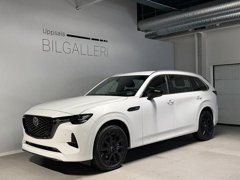 Rhodium white Ny 2025 Mazda CX-80 Homura-Line SUV | 587 900 kr - Bild 1/4