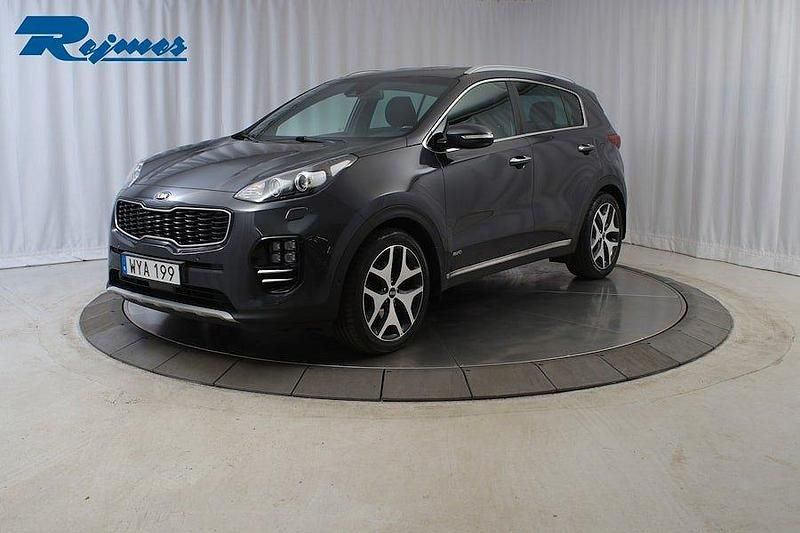 Grå Begagnad 2017 Kia Sportage SUV | 214 800 kr (Lite dyr) - Bild 1/4