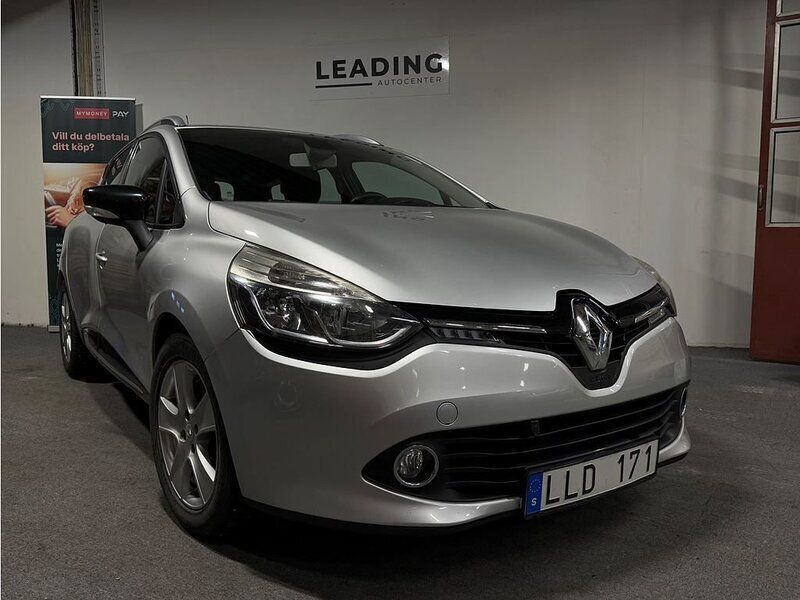 Silver Begagnad 2014 Renault Clio GrandTour SE Kombi | 69 900 kr (Bra pris) - Bild 1/4
