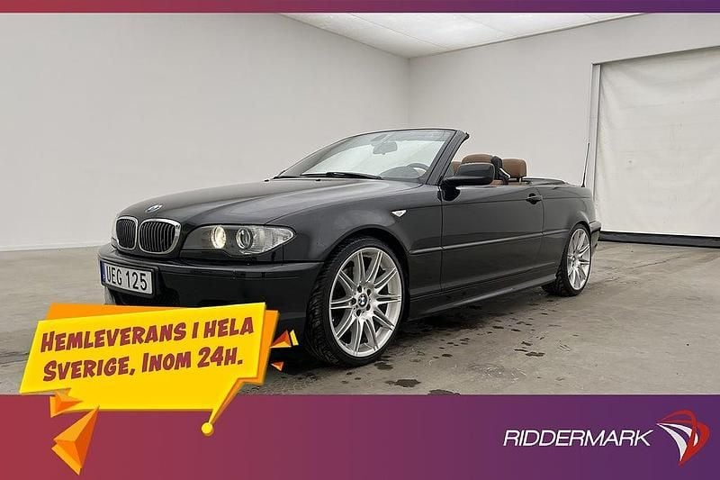 Svart Begagnad 2003 BMW 330 M Sport Cab | 144 800 kr - Bild 1/3