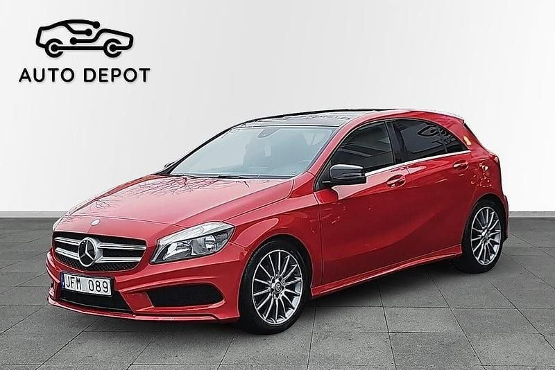 Röd Begagnad 2012 Mercedes A180 AMG line Halvkombi | 79 900 kr (Marknadspris) - Bild 1/4