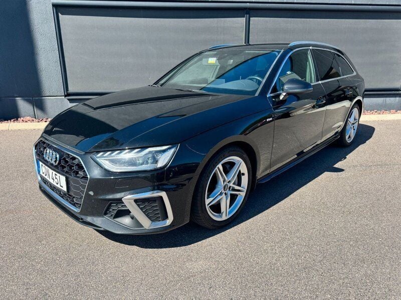 Svart Begagnad 2020 Audi A4 S-Line Kombi | 290 000 kr (Marknadspris) - Bild 1/4