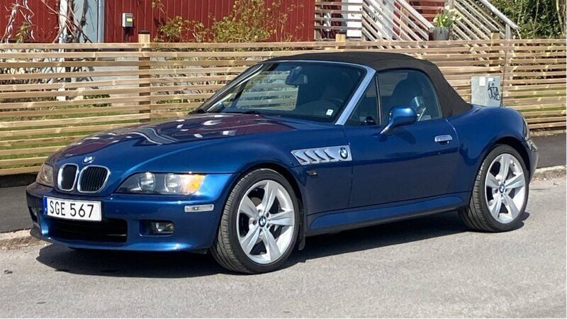 Blå Begagnad 2001 BMW Z3 Cab | 129 000 kr (Bra pris) - Bild 1/4