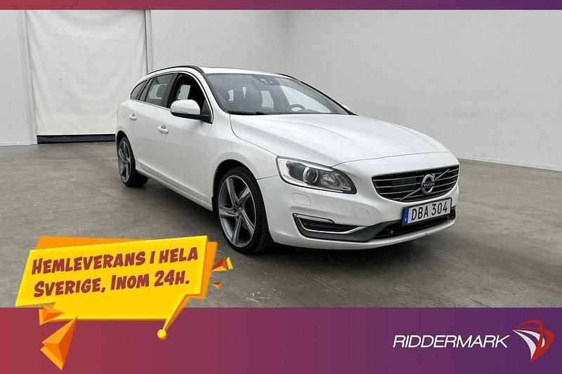 Vit Begagnad 2015 Volvo V60 Kombi | 134 800 kr (Marknadspris) - Bild 1/3