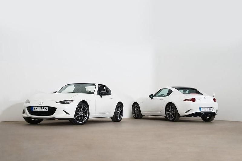 Vit Begagnad 2018 Mazda MX5 Cab | 329 000 kr (Marknadspris) - Bild 1/4