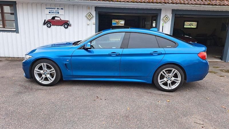 Blå Begagnad 2016 BMW 420 Gran Coupé M Sport Sportkupé | 218 000 kr (Marknadspris) - Bild 1/4