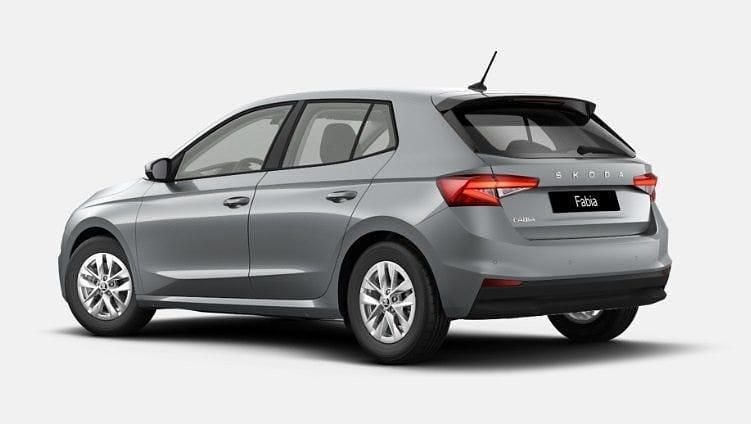 Ny Skoda Fabia Selection 116 HK (85 kW) 2025 Silver (brilliant silver metallic) Halvkombi