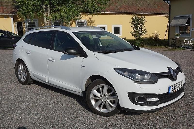 Begagnad Renault Mégane GrandTour LIMITED 110 HK (80 kW) 2014 Vit Kombi