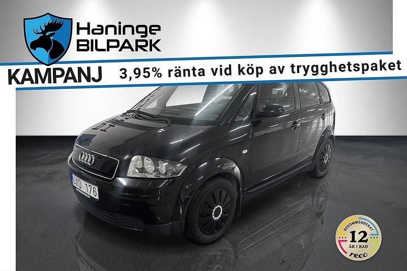 Svart Begagnad 2002 Audi A2 Halvkombi | 39 900 kr - Bild 1/2