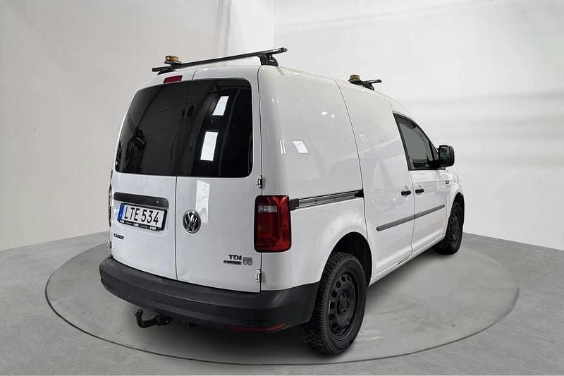 Begagnad VW Caddy 150 HK (110 kW) 2018 Vit Minibuss