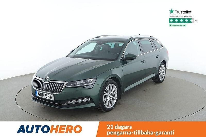 Grön Begagnad 2020 Skoda Superb Style Kombi | 229 000 kr (Bra pris) - Bild 1/4