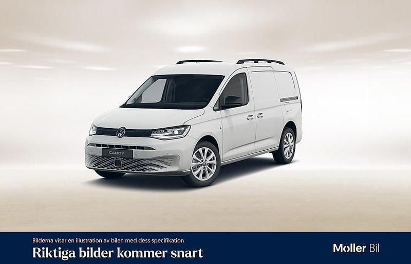 Vit Ny 2026 VW Caddy Maxi Minibuss | 498 750 kr (Dyr) - Bild 1/4