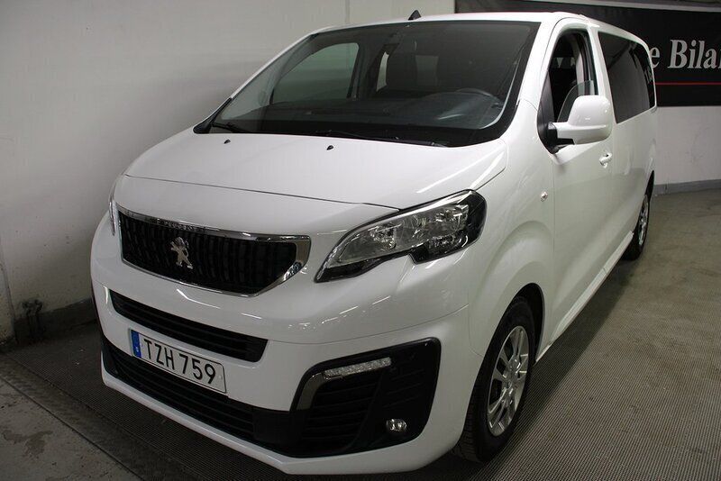 Vit Begagnad 2017 Peugeot Traveller Minibuss | 189 900 kr (Bra pris) - Bild 1/4