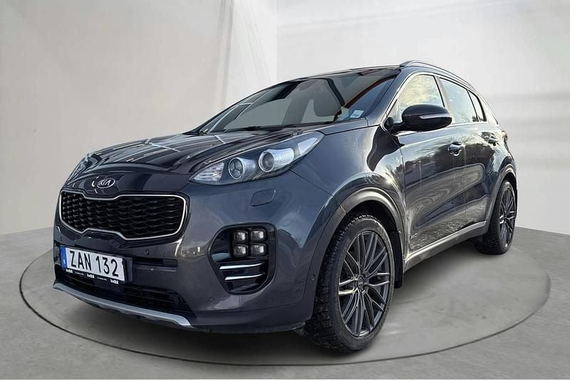 Begagnad Kia Sportage GT-Line 177 HK (130 kW) 2017 Grå SUV