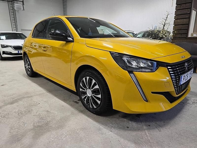 Begagnad Peugeot 208 101 HK (74 kW) 2022 Gul Halvkombi