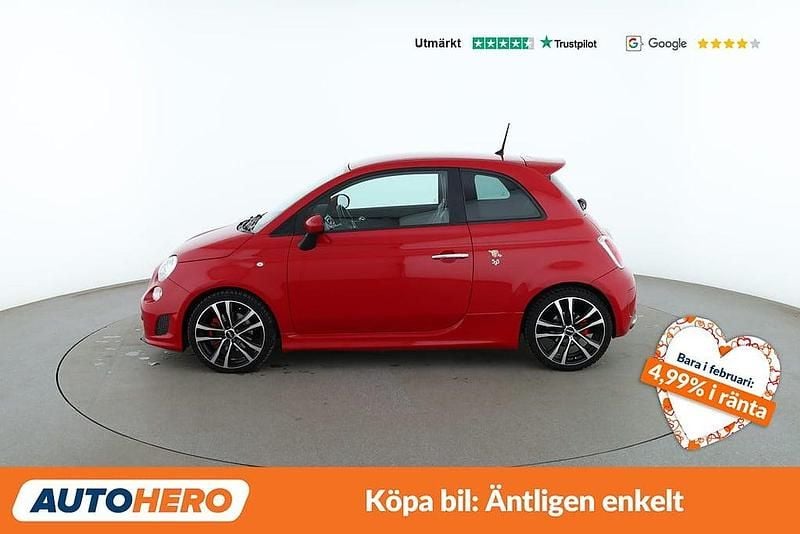Begagnad Abarth 595 Turismo 162 HK (119 kW) 2015 Röd Halvkombi