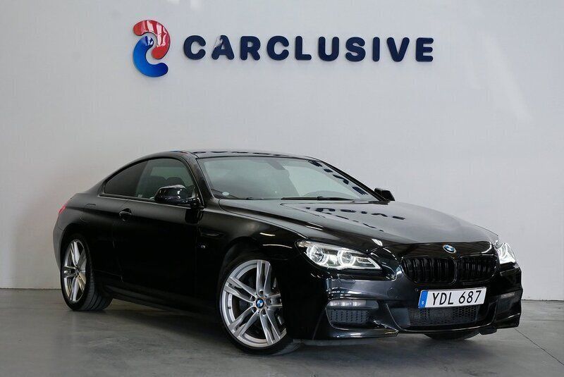 Svart Begagnad 2016 BMW 640 M Sport Sportkupé | 339 800 kr - Bild 1/4