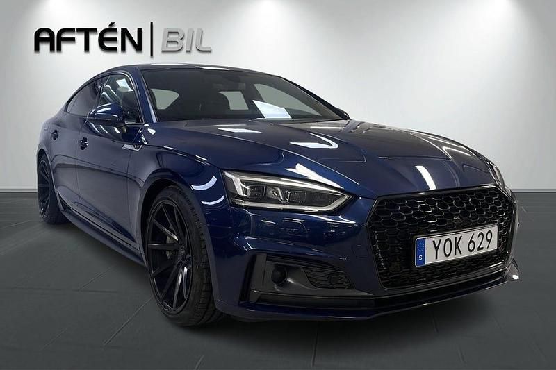 Begagnad Audi A5 Sportback S-Line 252 HK (185 kW) 2018 Svart Halvkombi