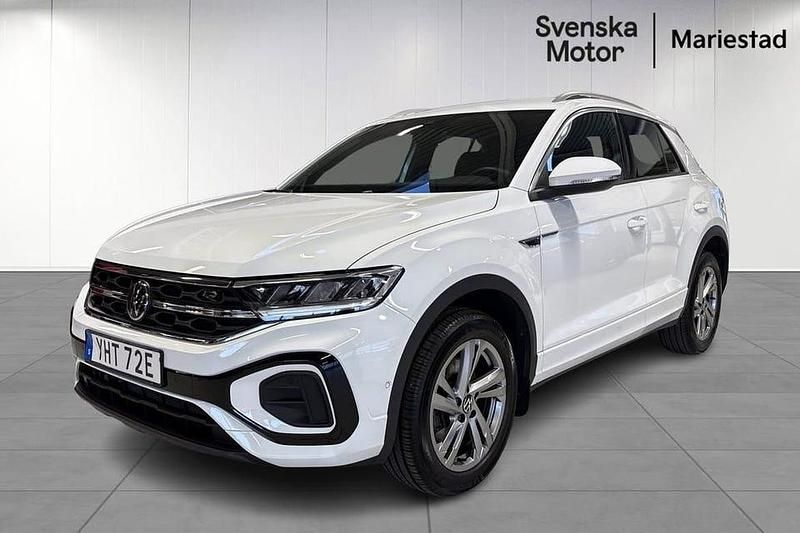 Vit Begagnad 2022 VW T-Roc R-line SUV | 349 500 kr (Lite dyr) - Bild 1/4
