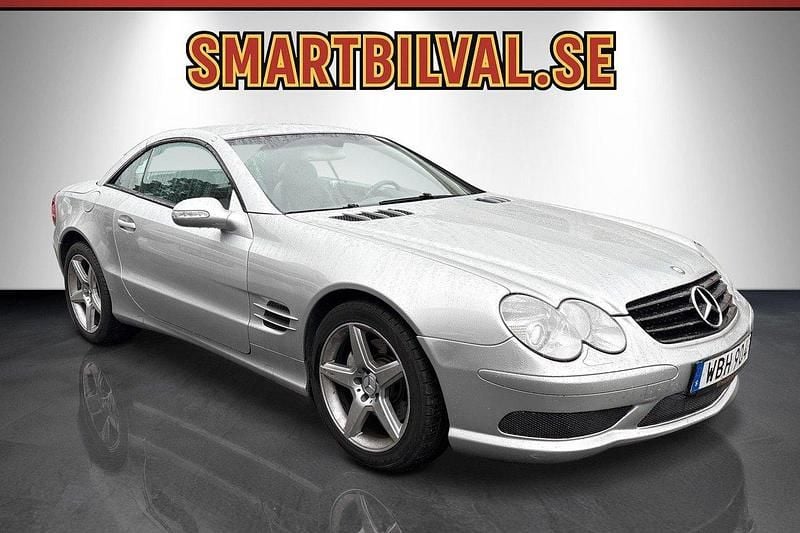 Silver Begagnad 2003 Mercedes SL500 AMG Cab | 159 900 kr - Bild 1/4