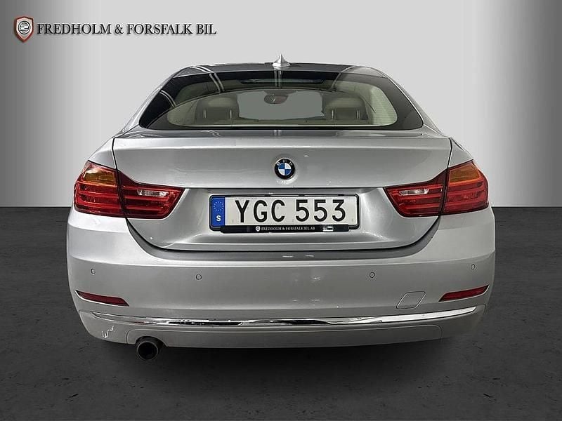 Begagnad BMW 418 Gran Coupé Luxury Line 150 HK (110 kW) 2016 Silver Sportkupé