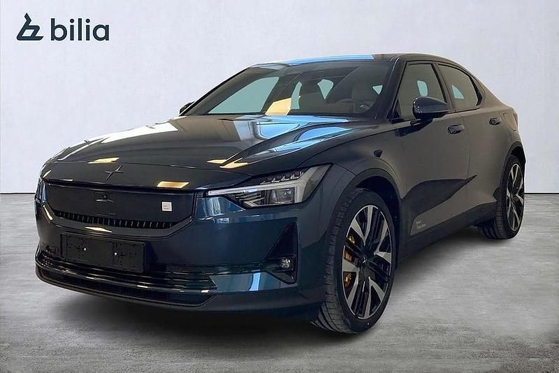 Mörkblå Begagnad 2024 Polestar 2 Performance Halvkombi | 619 900 kr - Bild 1/4