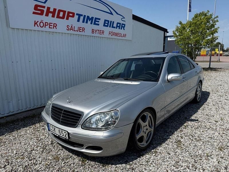 Silver Begagnad 2005 Mercedes S320 Sedan | 74 900 kr - Bild 1/4