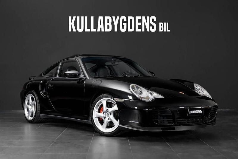 Svart Begagnad 2002 Porsche 911 Turbo Sportkupé | 849 000 kr - Bild 1/4