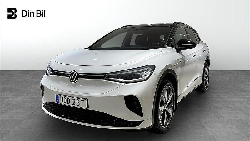 Vit Begagnad 2023 VW ID.4 GTX SUV | 384 900 kr (Marknadspris) - Bild 1/4