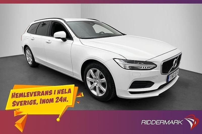 Vit Begagnad 2017 Volvo V90 Kinetic Kombi | 219 800 kr (Marknadspris) - Bild 1/3