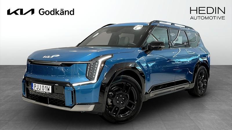 Blå Begagnad 2023 Kia EV9 Edition 7 SUV | 719 900 kr (Marknadspris) - Bild 1/4
