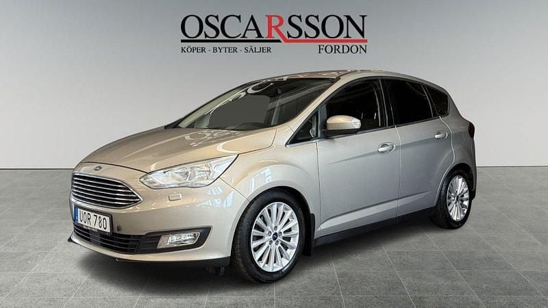 Grå Begagnad 2017 Ford C-MAX Titanium Minibuss | 114 900 kr (Marknadspris) - Bild 1/4