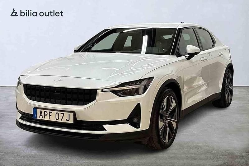 Vit Begagnad 2023 Polestar 2 Long Range Single Motor Halvkombi | 299 900 kr (Bra pris) - Bild 1/1