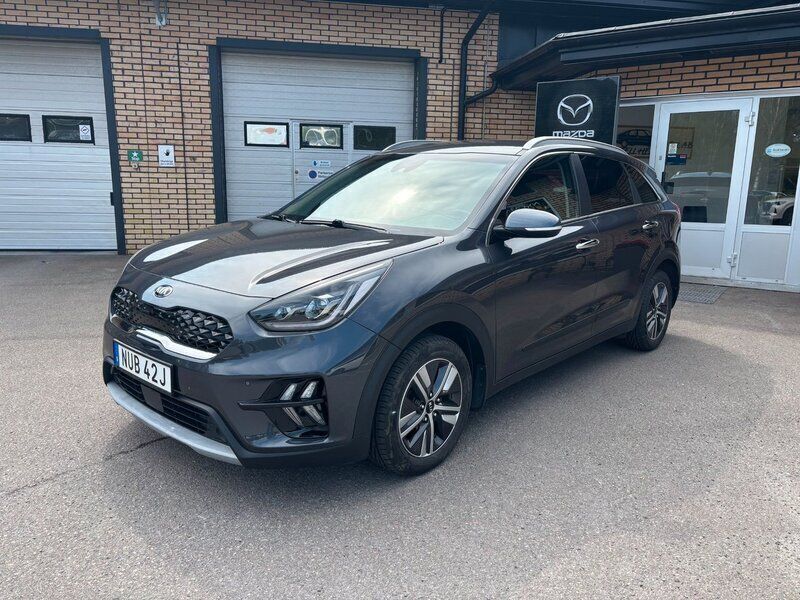 Platinum graphite metallic Begagnad 2019 Kia Niro Advance SUV | 224 500 kr (Lite dyr) - Bild 1/4