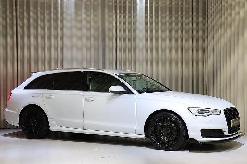 Begagnad Audi A6 S-Line 272 HK (200 kW) 2014 Vit Kombi