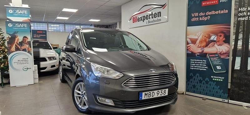 Grå Begagnad 2016 Ford C-MAX Titanium Minibuss | 84 900 kr (Marknadspris) - Bild 1/4