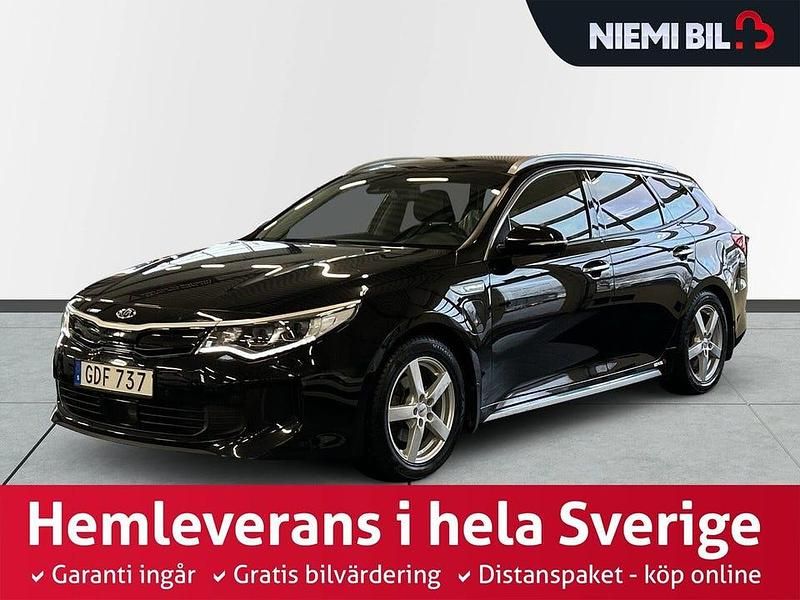 Svart Begagnad 2018 Kia Optima Sport Kombi | 199 900 kr (Marknadspris) - Bild 1/3