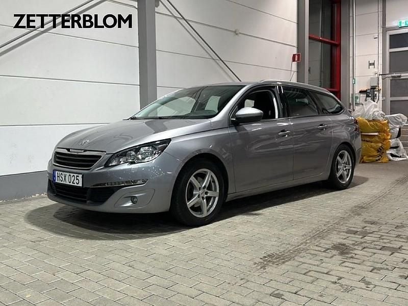 Grå Begagnad 2015 Peugeot 308 Active Kombi | 74 900 kr (Marknadspris) - Bild 1/4