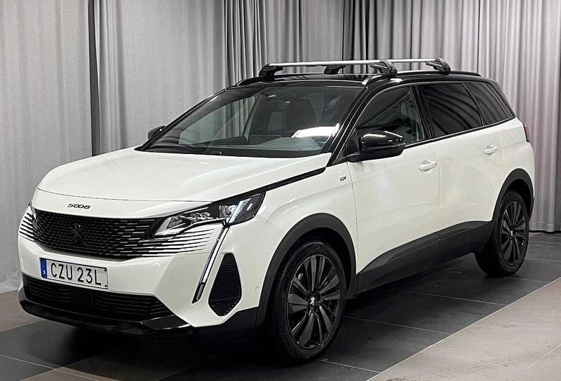 Vit Begagnad 2024 Peugeot 5008 GT Minibuss | 299 000 kr (Bra pris) - Bild 1/4